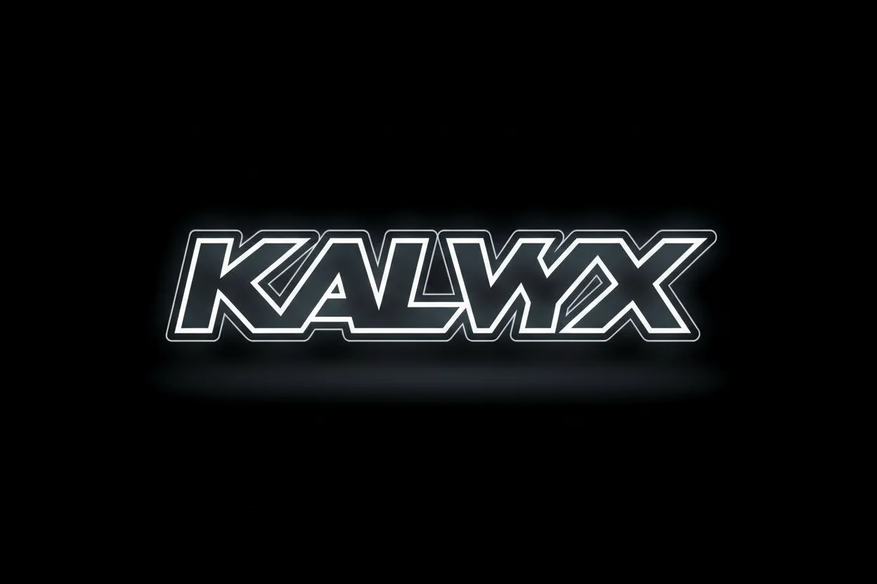Bannière Kalvyx sur fond sombre