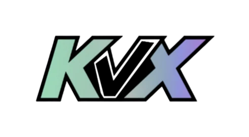 Signature KVX sur fond sombre